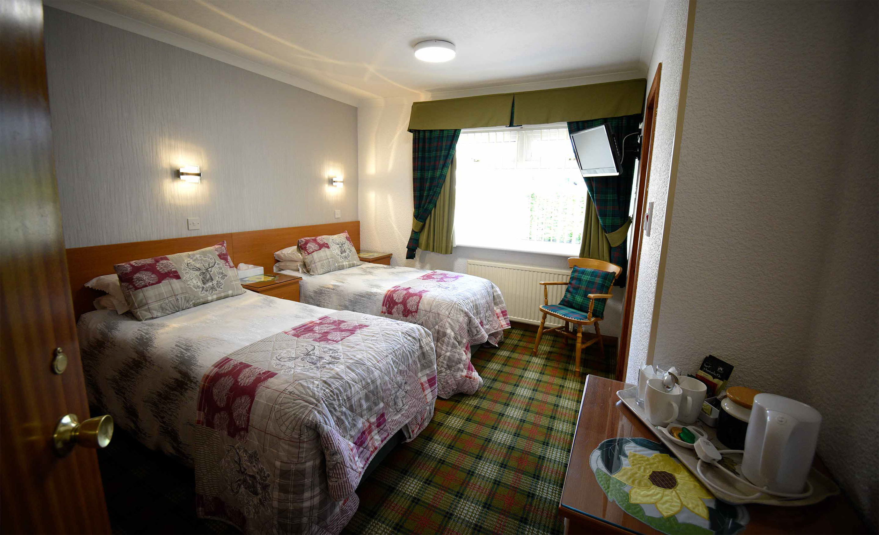 Our self catering apartment accommodation in Portree has a private entrance and private parking