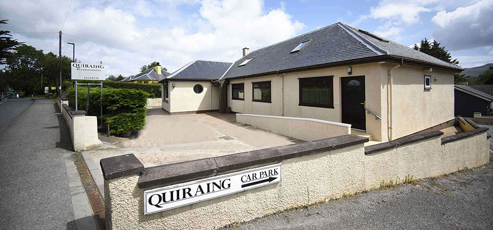 Quiraing House offers accommodation in Portree bed and breakfast and self catering