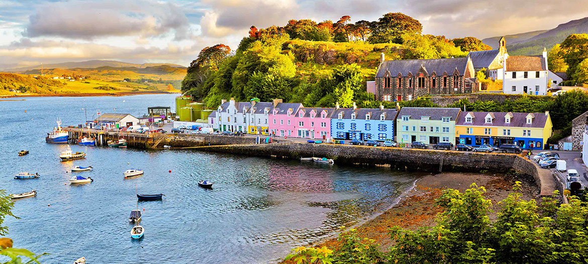 Portree on the Isle of Skye offers great views stay at Quiraing House accommodation