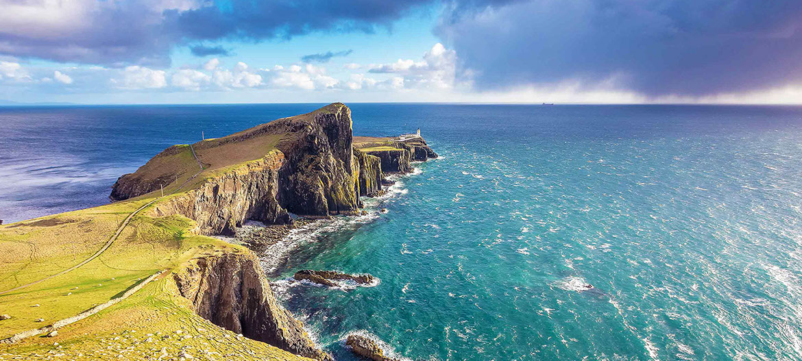 See Neist Point Lighthouse when you stay at Quiraing House Self Catering and Bed and Breakfast accommodation