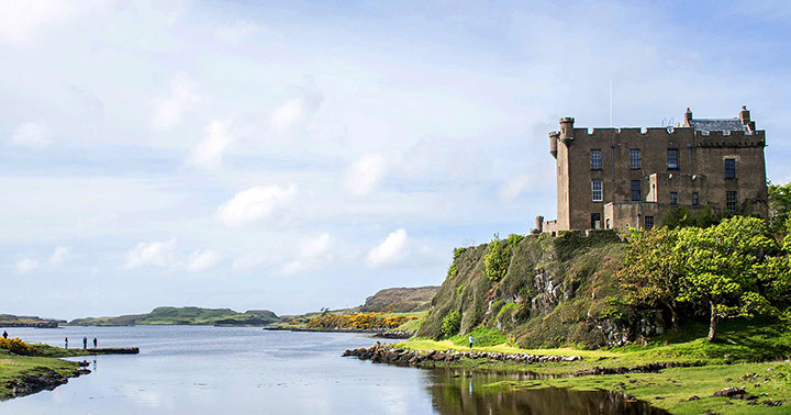 Visit Dunvegan Castle when you stay at Quiraing House accommodation in Portree on the Isle of Skye