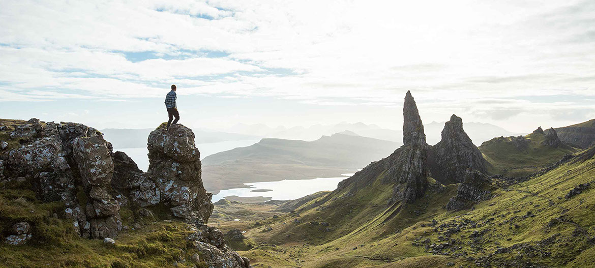 Visit The Old Man of Storr on the Isle of Skye when you stay at our Portree Accommodation